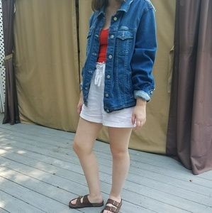 Blue wash denim jacket